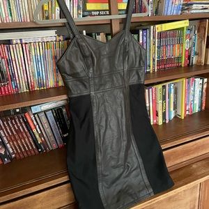 Harley Davidson Leather Mini Dress